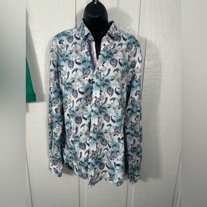 Eight X by Buckle Men’s Multicolored Shirt Size Large EUC